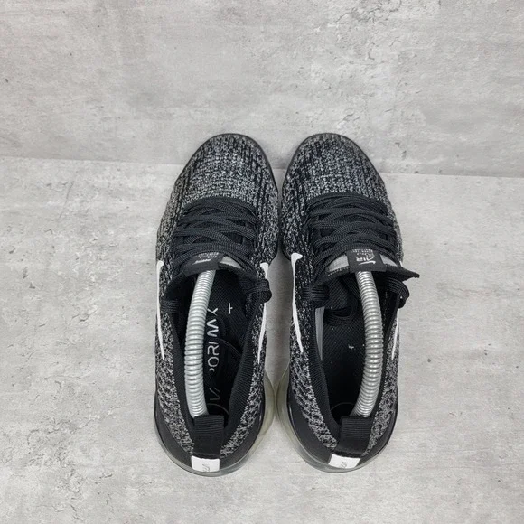 Nike Air Womens Running Shoes Size 8 VaporMax Flyknit 3 Oreo AJ6920-001 Sneakers - Picture 6 of 9